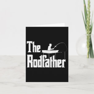 The Rodfather Funny Fishing Dad Gift Card
