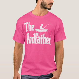 The Rodfather Funny Fishing Dad T-Shirt
