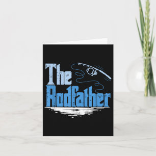 The Rodfather Funny Fishing Parody Card