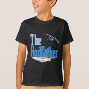The Rodfather Funny Fishing Parody  T-Shirt
