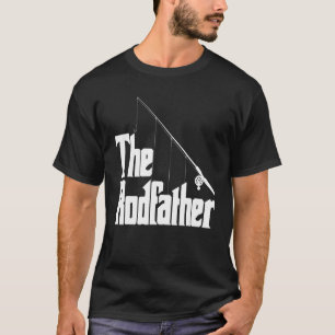 The Rodfather Ice Fisher Ice Fishing Fish Rod Carp T-Shirt