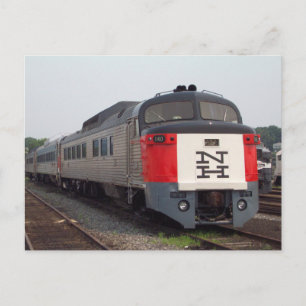 The Roger Williams Train Set Postcard