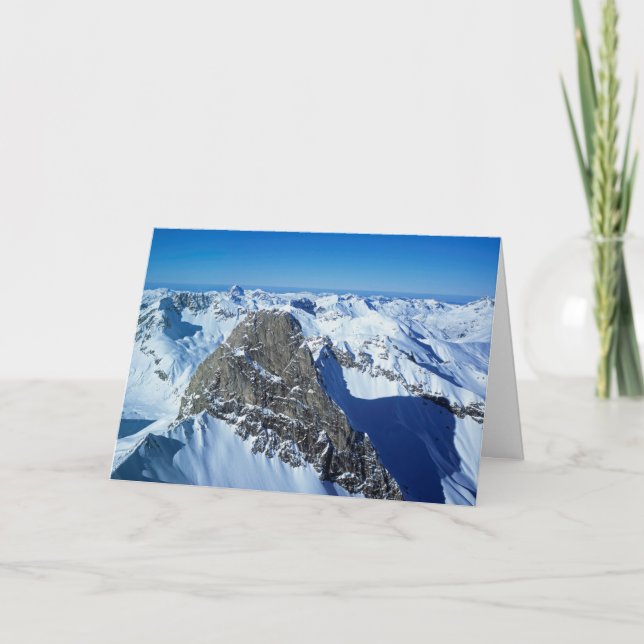 The Roggspitze St Anton Holiday Card (Front)