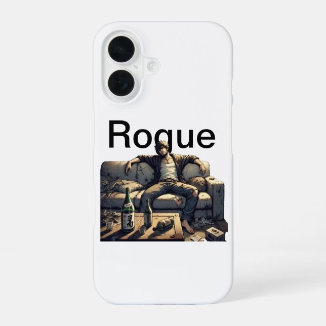 The Rogue Guy - Drunk Edition iPhone 16 Case (Back)