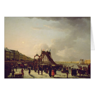 The rollercoasters on the Neva in St.