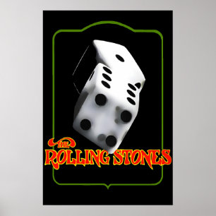 The Rolling Stones 1972 Tumbling Dice Promo Poster