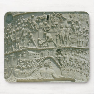 The Roman army crossing the Danube Mouse Mat