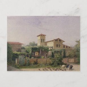 The Roman Baths, 1848 Postcard