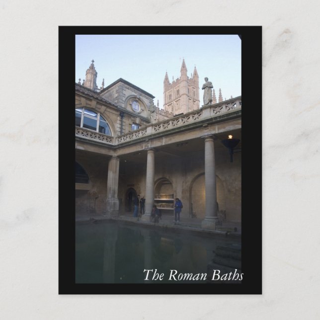 The Roman Baths, Bath, England Postcard (Front)