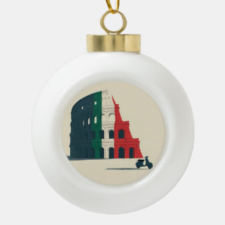 The "Roman Christmas" Collector’s Metal Ornament