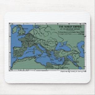 The Roman Empire At Its Greatest Extent Mouse Mat