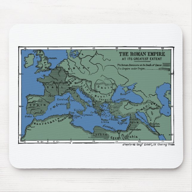 The Roman Empire At Its Greatest Extent Mouse Mat (Front)
