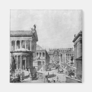 The Roman Forum of Antiquity, 1914 Magnet