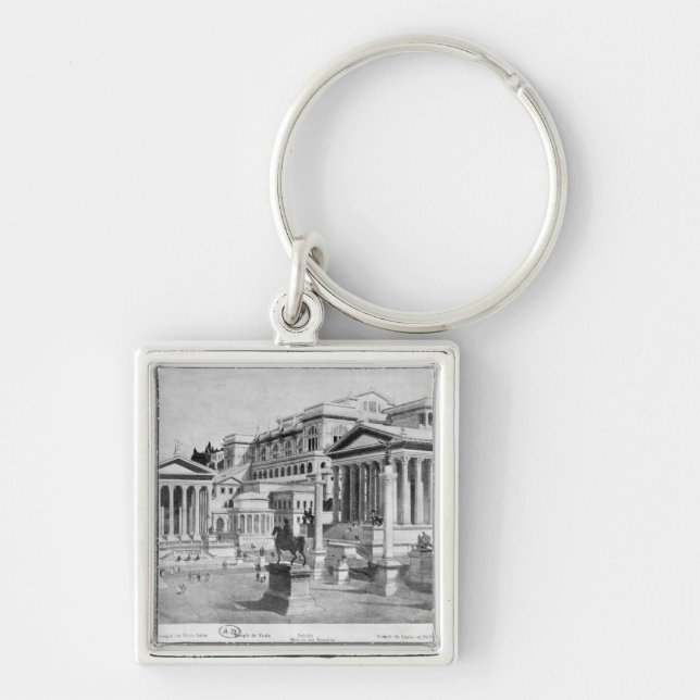 The Roman Forum of Antiquity Key Ring (Front)