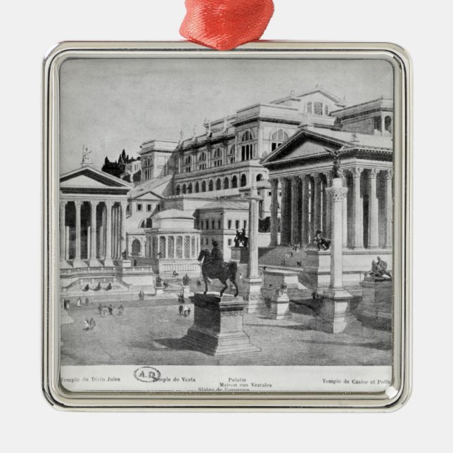 The Roman Forum of Antiquity Metal Tree Decoration (Front)