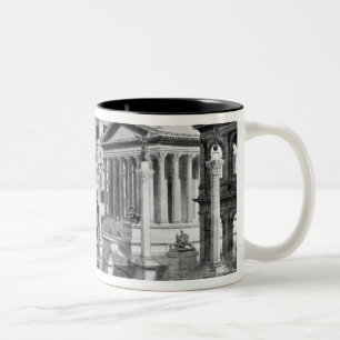 The Roman Forum of Antiquity Two-Tone Coffee Mug