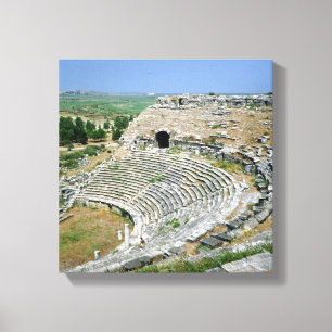 The Roman theatre, 1st-2nd centuries AD Canvas Print