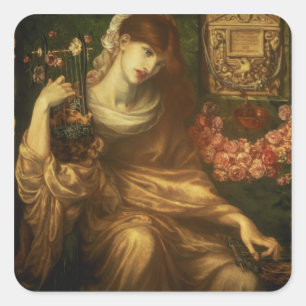 The Roman Widow, 1874 (oil on canvas) Square Sticker
