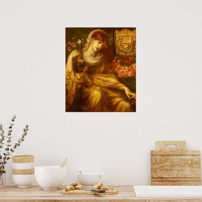 The Roman Widow by Dante Gabriel Rossetti Poster (Kitchen)