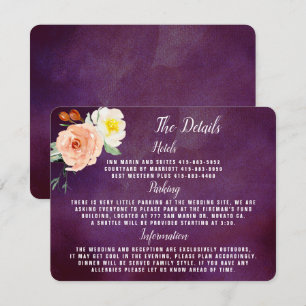The Romance In Bloom Wedding Collection Invitation