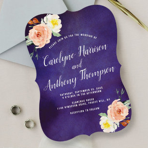 The Romance In Bloom Wedding Collection Invitation