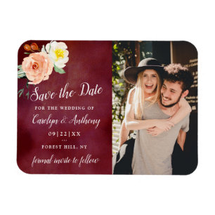 The Romance In Bloom Wedding Collection Magnet