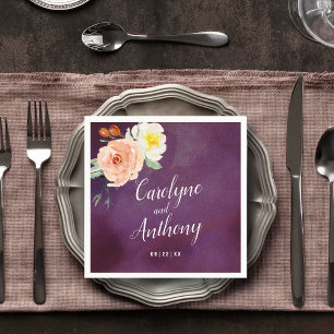 The Romance In Bloom Wedding Collection Napkin