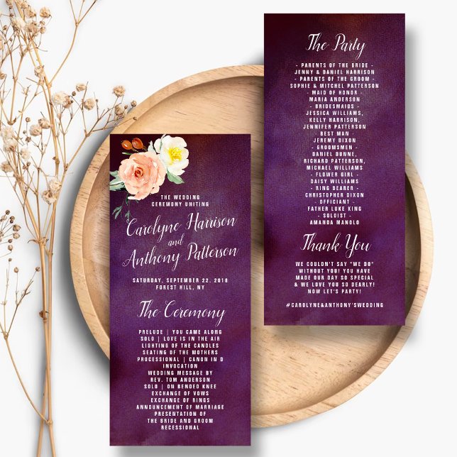 The Romance In Bloom Wedding Collection Programme (Creator Uploaded)