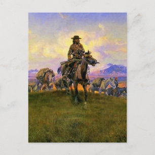 “The Romance Makers” Western Art by Charles M Russ Postcard