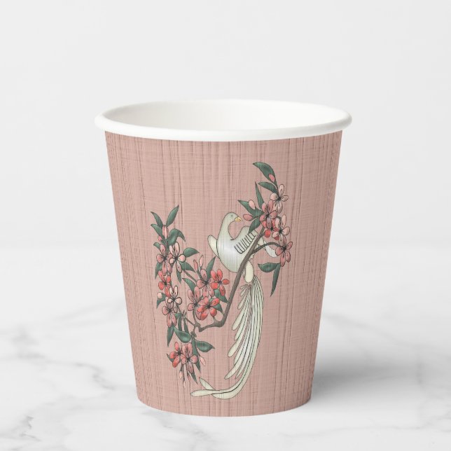 The Romance of Silk Peach Paper Cups (Front)