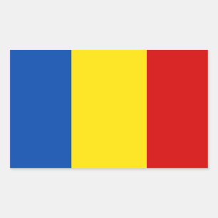 The Romanian Flag Rectangular Sticker