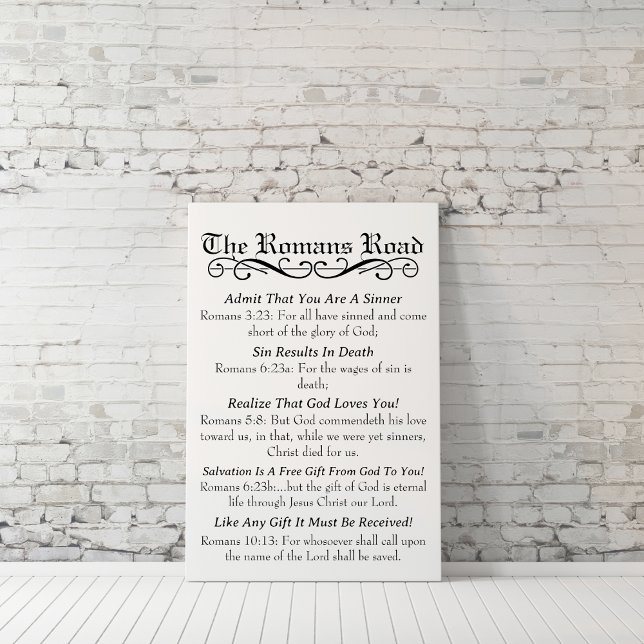 The Romans Road Sinner's Prayer Poster (Creator Uploaded)