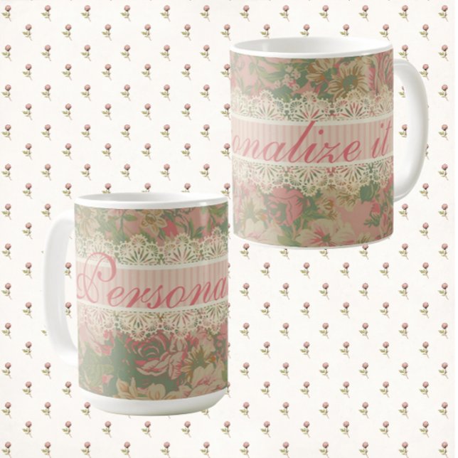The Romantic Bedroom Le Boudoir Romantique Coffee Mug (Personalize these mugs for someone special)