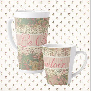The Romantic Bedroom Le Boudoir Romantique Latte Mug