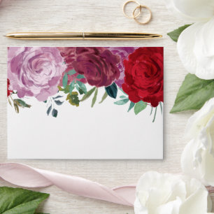 The Romantic Floral Wedding Collection Envelopes