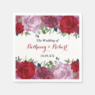 The Romantic Floral Wedding Collection Napkin