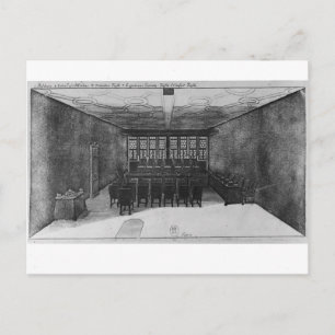 The Romer Hall at Frankfurt-am-Main Postcard