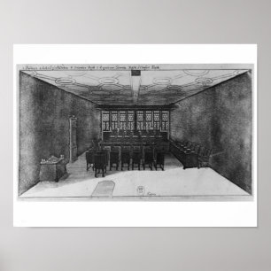 The Romer Hall at Frankfurt-am-Main Poster