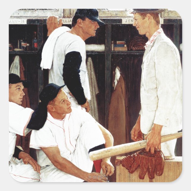 The Rookie Square Sticker (Front)