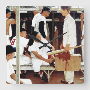 The Rookie Square Wall Clock