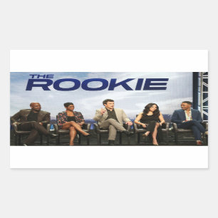 the rookie tv rectangular sticker