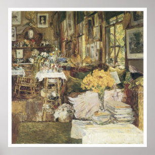The Room of Flowers, 1894 Childe Hassam Poster