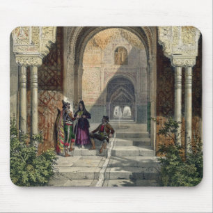 The Room of the Two Sisters in the Alhambra, Grana Mouse Mat