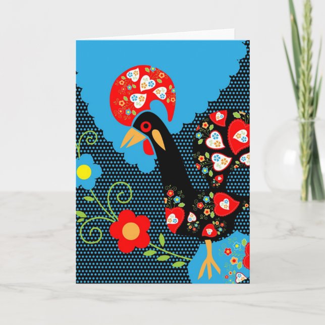 The Rooster of Portugal Card (Front)