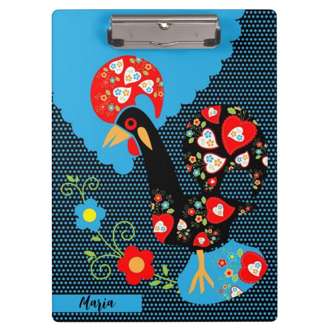 The Rooster of Portugal Clipboard (Front)