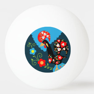 The Rooster of Portugal Ping Pong Ball