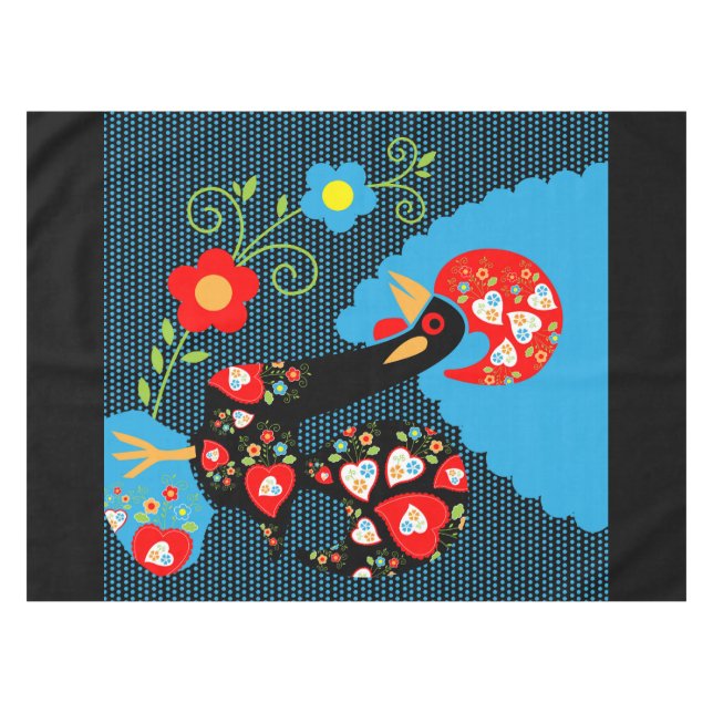 The Rooster of Portugal Tablecloth (Front (Horizontal))