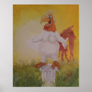 "The Rooster That Thought He Made the Sun Come Up" Poster