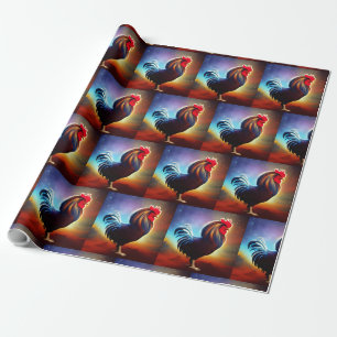The Rooster  Wrapping Paper