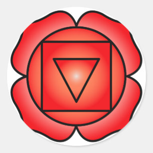 The Root Chakra Classic Round Sticker
